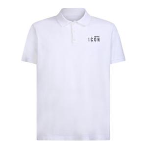 디스퀘어드2 폴로 티셔츠 S79GL0001 S22743 100 WHITE