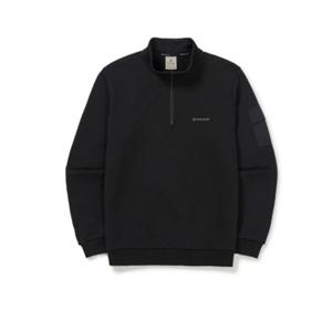 스노우피크 베이직 포켓 반집업 맨투맨 BB S24FMFZT60 BK DK FG
