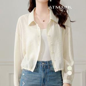 ATMARK (77까지)썬서머버튼스트랩숏점퍼_AA53JP006G