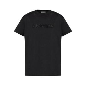 몽클레어 몽클레어 블랙 반팔 티셔츠 2126863