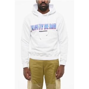 디스퀘어드2 후드 티셔츠 S71GU0661 S25551 100 White
