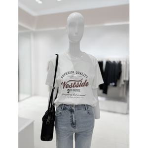[숲]라운드 레터링 반팔티셔츠 (SB6ST361)