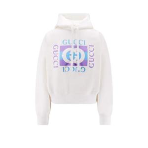 Gucci 로고 프린트 드로스트링 후드티 837935XJHGJ 9081 TP945332162