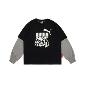 PK43TR305 푸마키즈 스케이터 레이어드 티셔츠