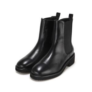 [바바라]세븐플로어 청키 몰드 첼시부츠 4cm_SFE846BK