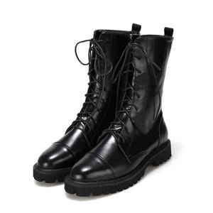 [바바라]세븐플로어 몰드 여성하프워커부츠 3cm_SFE842BK