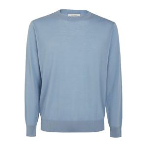 발란타인 라운드넥 스웨터 B2P000.16W02 13182 LIGHT BLUE SKY