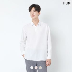 [HUM][HUM]남) TR 반오픈 솔리드 셔츠(FHOECSL144M)