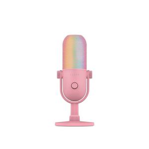 레이저코리아 세이렌 V3 크로마 핑크 콘덴서 USB 마이크