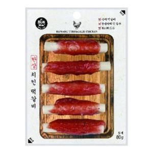 반려견 간식 체력 두뇌 한상떡갈비 (오리/80g) x3 건조