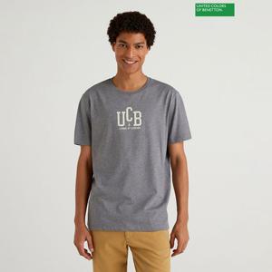 [베네통] College sartorial print t-shirt 3S_3YR3U103W
