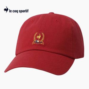 [르꼬끄]자수 로고 볼캡 QQ123ACP23 RED 모자