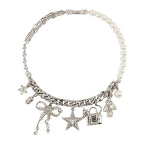 마크제이콥스 캣츠 아웃 오브 더 백 목걸이 2R4JNC001J27 040 S