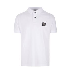 [STONE ISLAND] 로고 패치 피케 카라티셔츠 S1522002SC S0017 V1001