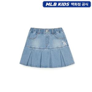 [MLB KIDS] 플리츠 데님 스커트 (7FSKB0151)