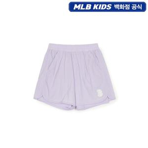 [MLB KIDS] 걸스 스포티브 스트레치 우븐 반바지 - LDM(라벤더) (7FSMB1053)
