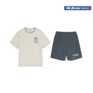 [MLB KIDS] 아웃도어 스트릿 티셔츠세트 뉴욕양키스7AS1B0153-50CRM