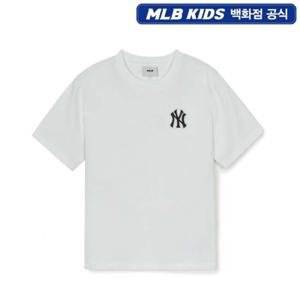 [MLB KIDS] 7ATSB0453-50WHS 베이직 스몰로고 티셔츠 뉴욕양키스