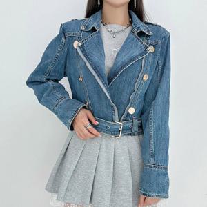 [금찌]금찌 워싱 라이더 데님 자켓 JK7231