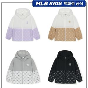 MLB키즈 다이아 모노그램 경량 바람막이 점퍼 (7AWJMD653)
