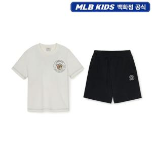[MLB KIDS] 모노베어 티셔츠 세트 - BKS (7AS1C0153)