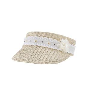 밍크뮤 [LB] 쁘띠자수왕골썬캡 35314-806-02