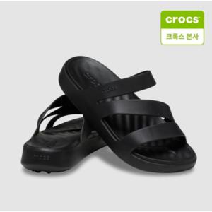 (크록스본사) 크록스 겟어웨이 스트래피 블랙 209587-001