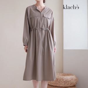 [클라셰]KLACHE (77까지)스트링라운드포켓원피스_CB2FOP001A