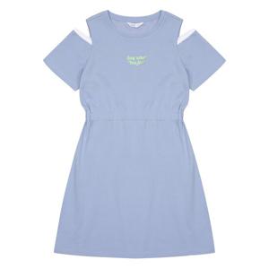 소이 여아 어깨 트임 반팔 원피스 21M1860_BL