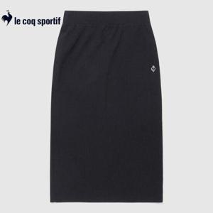 [르꼬끄]여성 플리츠 미디 스커트 QQ222OSK53 BLK