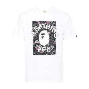 25 SS A BATHING APE  재패니즈 타투 카모 컬리지 티셔츠 001TEK801027M TP432024568