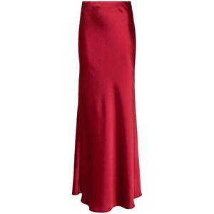 25 SS Blanca Vita 지네스트라 새틴 롱 스커트 GINESTRA4762 TP432452170