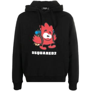 25 SS 디스퀘어드2 로고 프린트 디테일 후드티 S71GU0551S25030 TP432389739