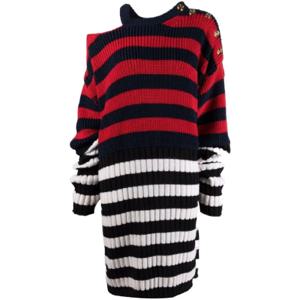 25 SS 발망 발망 스트라이프 골지 니트 드레스 WF0RF020K339 TP432074336