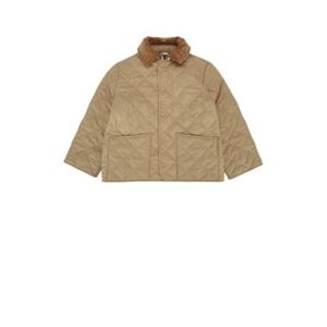 버버리 주니어 키즈 베이지 Milo 퀼트 자켓 8108509 B9719