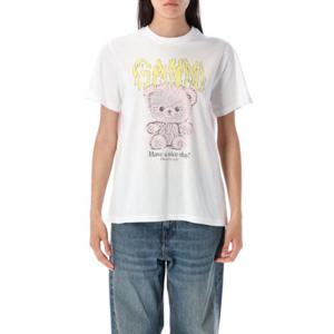 가니 반팔 티셔츠 T42893575 151 BRIGHT WHITE
