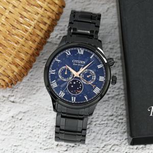 시티즌 AP1055-87L 에코드라이브 사파이어 글라스 블랙 네이비