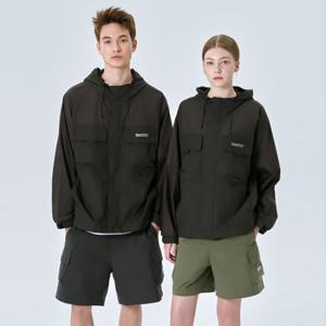 [휠라]경량 립스탑 포켓 바람막이 (FS2JKG2136X_CGY)