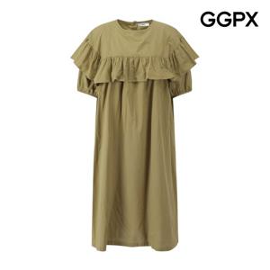 GGPX  러플 날개 반팔 원피스 (GP6OP040F)