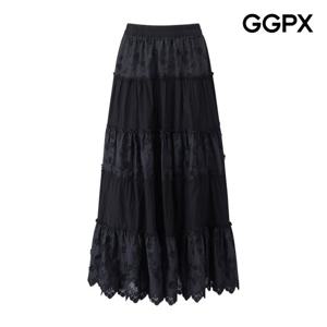 GGPX  로맨틱 플라워 캉캉 레이스 스커트 (GP6SK013F)