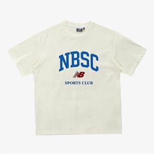[뉴발란스]매장판 공용 NBSC 반팔티 크림 NBNED22533-64