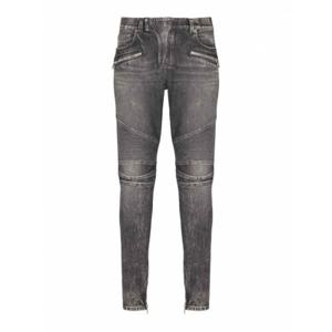 [BALMAIN] 라프리마 남성 스트레이트 레그 슬림핏 바이커 팬츠 인 데님 FH1MG115DF829AZ Grey /8
