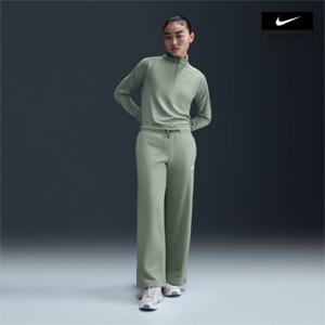 [나이키] 스포츠웨어 클럽 플리스 여성 미드라이즈 와이드 레그 스웻팬츠 FB2728-370