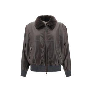 BRUNELLO CUCINELLI Leather Jacket MPPAH7747_C4192