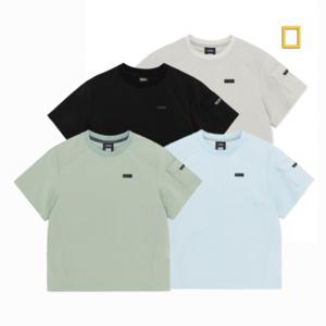 내셔널지오그래픽키즈  (K252UTS230) 어드벤처 아델리 경량 우븐 반팔 티셔츠