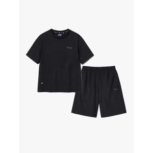 휠라키즈(FILA KIDS) (FK2FSH2102X BLK) 베이직 벤츄리 상하세트 티바지세트