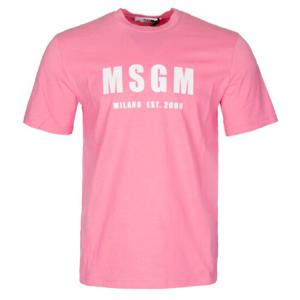 (명품) MSGM 로고 오버핏 여성 반팔티 2841MD