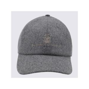 BRUNELLO CUCINELLI 브루넬로 쿠치넬리 그레이 볼 캡 2129463