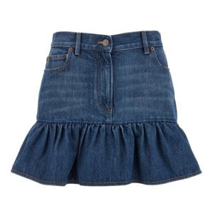 발렌티노 데님 미니 스커트 B3DD20L9KH 558