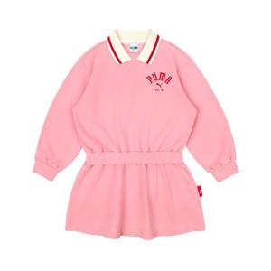 PK43OD460 푸마키즈 카라 맨투맨 원피스